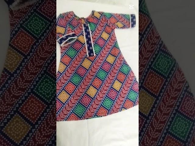 Home made Baby girl dress design #homemade #babygirldress #mycreation