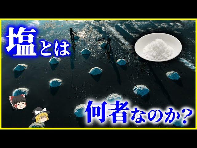 【ゆっくり解説】塩＝文明の起源？生物に必要不可欠の「塩」とは何者なのか？を解説/人類最古の調味料は白い黄金!?日本と塩の歴史