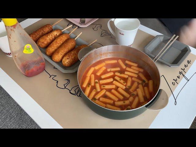 4k / CJx미정당 떡볶이 / tteokbokki /떡볶이 리뷰/ 떡볶이vlog / 분식 / 밀키트