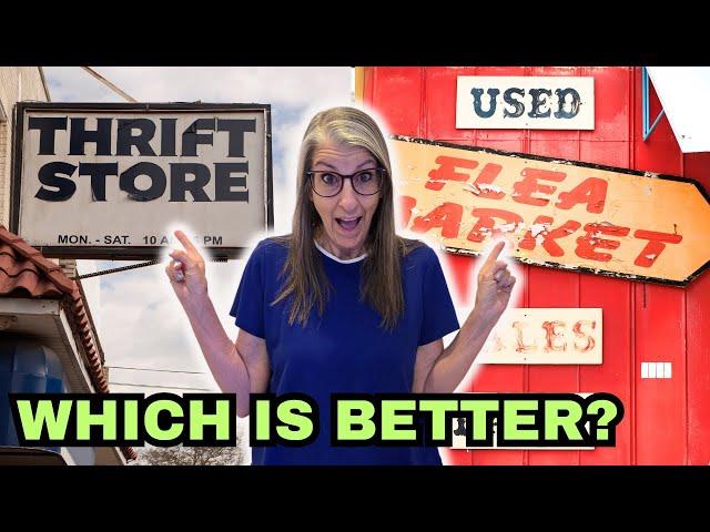 Is the Flea Market Better than the Thrift Store for Reselling?