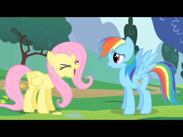 Rainbow Dash & Fluttershy - The elements of a good cheer (full scene)