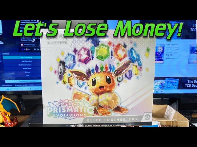 Take 3? Profit or Loss? Prismatic Evolutions Elite Trainer Box