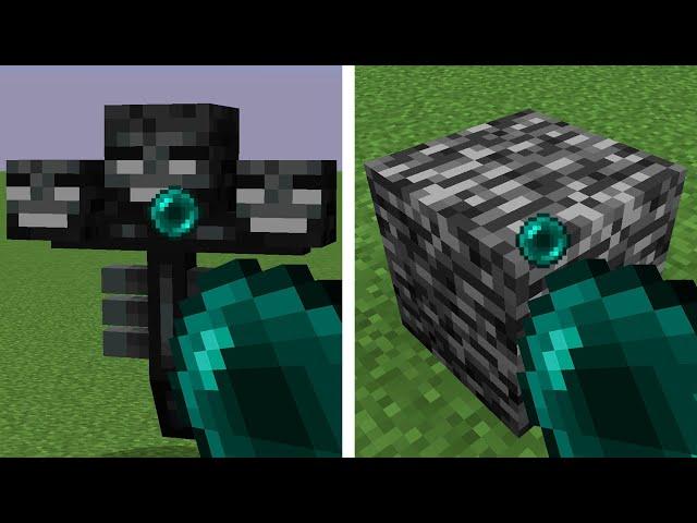 what's inside wither? what`s inside bedrock?