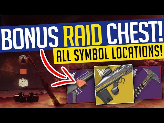 Destiny 2 | BONUS RAID CHEST! Extra SECRET Chest & All Symbol Locations! - Vow of the Disciple