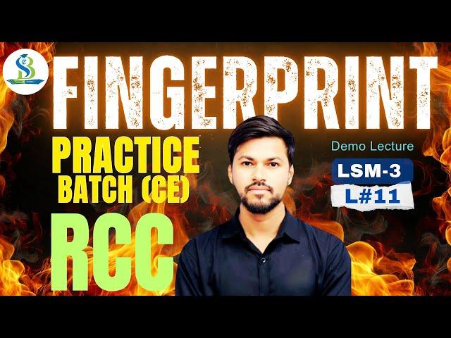 L 11 - Limit State Method (LSM) - part 3 | RCC | Fingerprint batch #civilengineering #studyfibharat