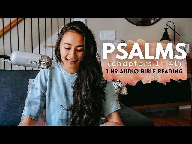 The Book of Psalms (chapters 1 to 41) | Scriptures with soaking music | 1 hour Audio Bible reading