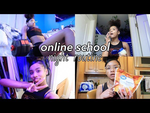 online school night routine 2021  || AYEitsMaya