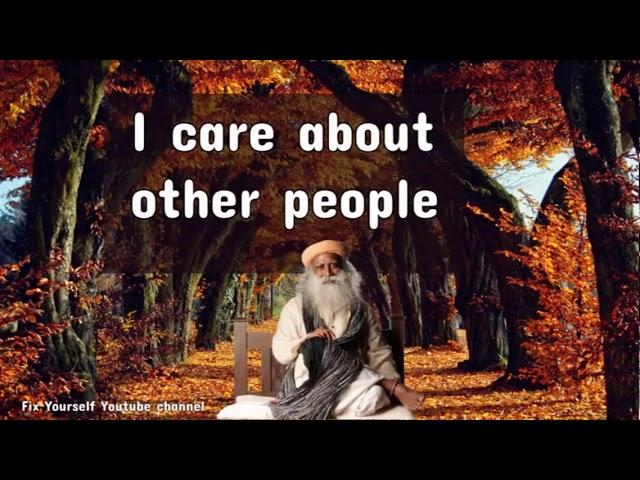 Sadhguru 2019  - I care about other people