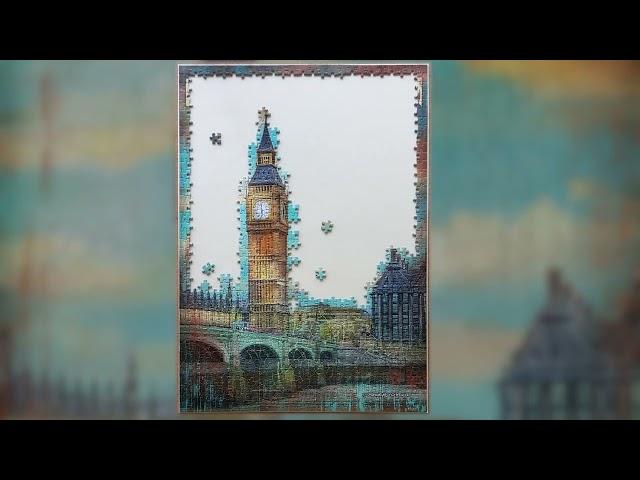 London Schmidt 1000 Pieces Puzzle - Time Lapse Video