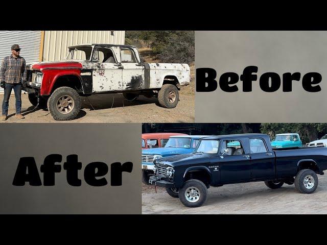 Restoring Dodge Crewcab. Cummins Swap. START TO FINISH (must watch)