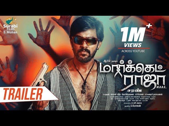 Market Raja MBBS Official Trailer | Arav, Kavya Thapar | Saran | Simon K King | Surabi Films