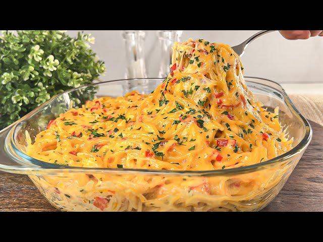  I have never eaten such delicious spaghetti! A quick and incredibly easy recipe!