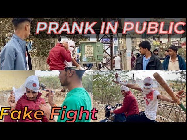 Fake Fight Prank || Danger ￼Public Reactions  | Just fun 