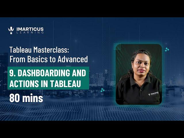 Design Stunning Dashboards in Tableau | Master Actions for Interactivity