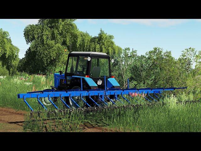 НОВАЯ РУССКАЯ КАРТА! НАЧИНАЕМ РАЗВИВАТЬСЯ В НОВОМ КОЛХОЗЕ! FARMING SIMULATOR 19