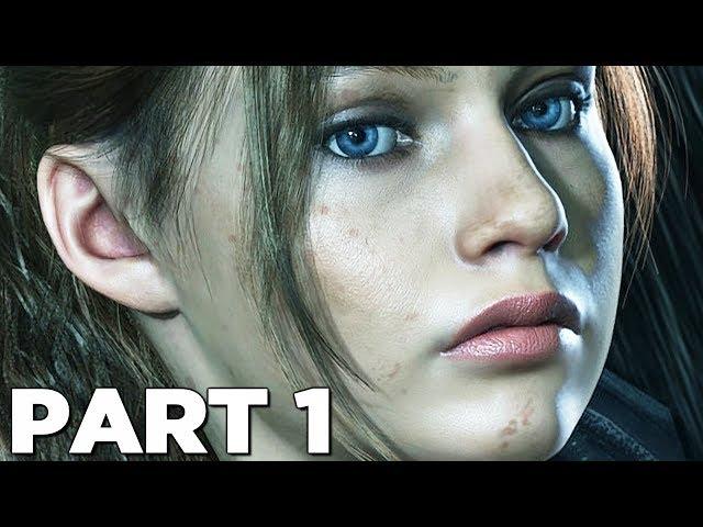 RESIDENT EVIL 2 REMAKE Walkthrough Gameplay Part 1 - REDFIELD (RE2 CLAIRE)