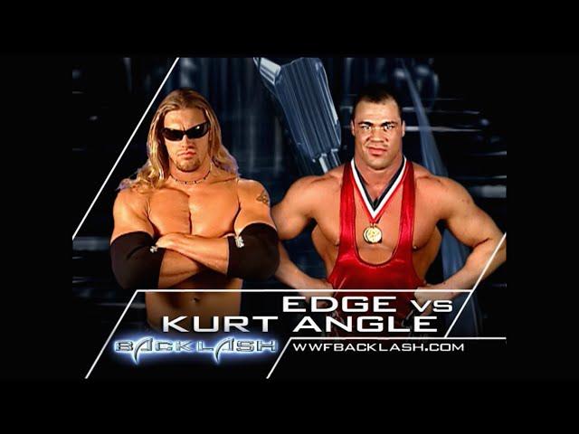 Story of Edge vs. Kurt Angle | Backlash 2002