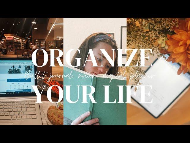 How I Plan my Entire Life | Hybrid Planning System  Bullet Journal, Digital Planning, and Notion