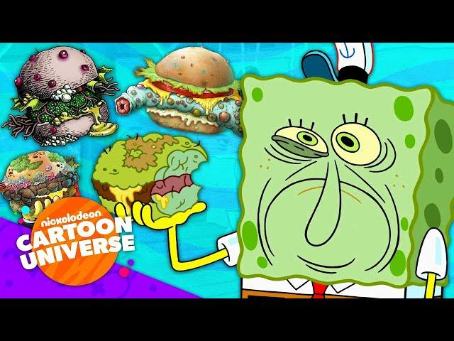 50 DIFFERENT Types of Krabby Patties!  | SpongeBob | Nicktoons