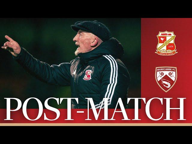 Ian Holloway on defeat to Morecambe | Swindon Town Football Club