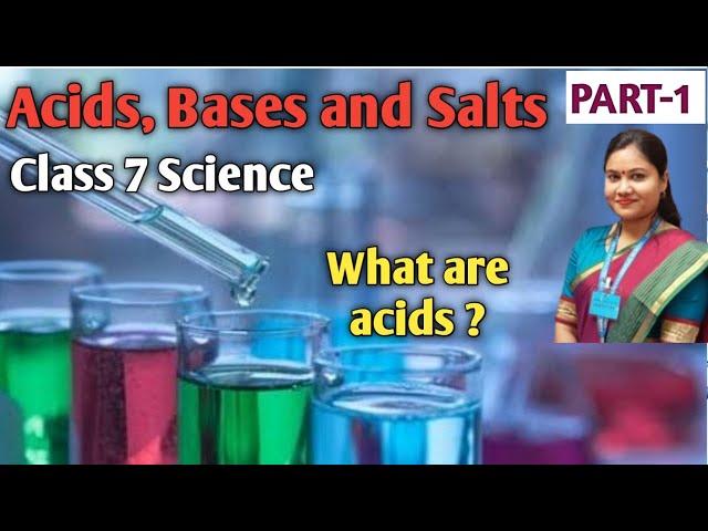 Acids Bases and Salts | Part 1| NCERT Science Class 7 Chapter 4 Acids Bases and Salts