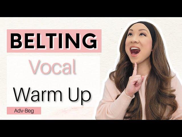 Belt Higher Vocal Warm Up (Mezzo-Soprano Range) #belting #mixbelt #singing