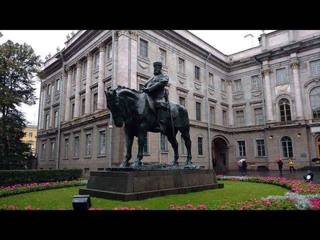 Marble Palace in St  Petersburg, Russia