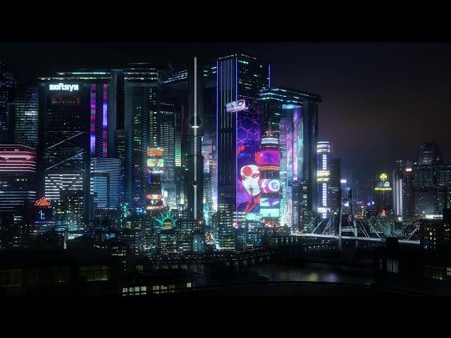 Cyberpunk 2077 Night City 4K animated wallpaper