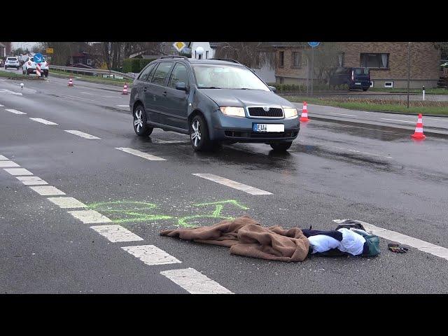 10-year-old cyclist hit by car - danger to life in Euskirchen-Wißkirchen on April 7th, 2022