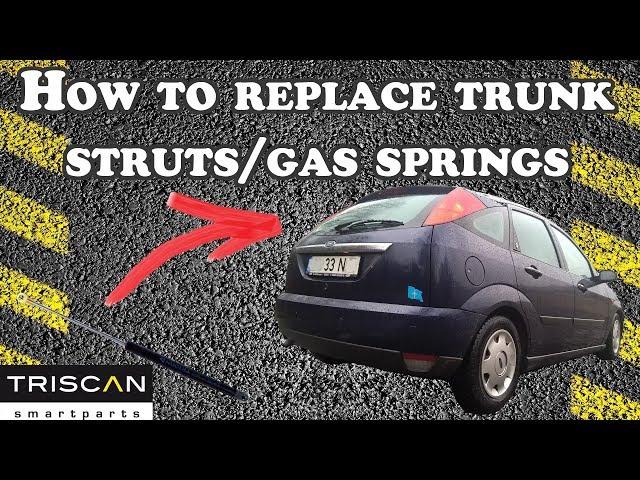 How to Replace Trunk Struts/Gas Springs - 2001 Ford Focus