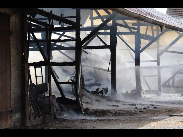 Klosterbeuren | Brand auf landwirtschaftlichen Anwesen