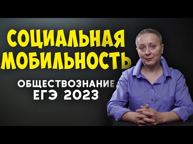 СОЦИАЛЬНАЯ МОБИЛЬНОСТЬ | ОБЩЕСТВОЗНАНИЕ 2023