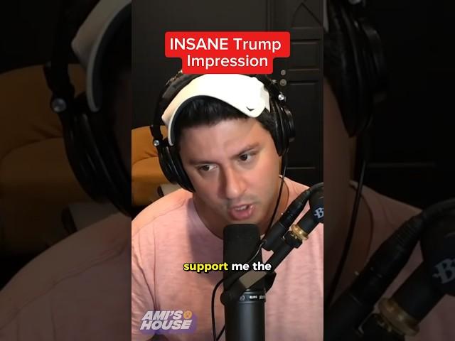  PITCH PERFECT Trump IMPRESSION for 2024 — Ami Kozak #shorts #trump #impressions #debate