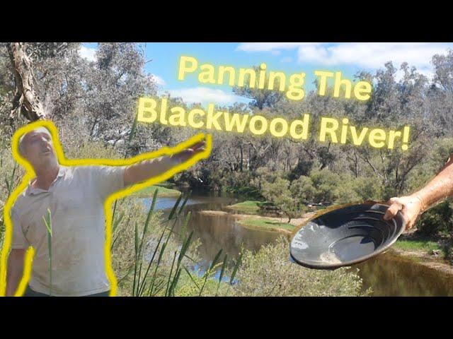 Panning for GOLD on the BLACKWOOD RIVER Western Australia - We caught some marron too!