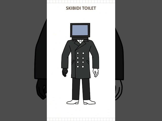 TV Man drawing | from Skibidi Toilet