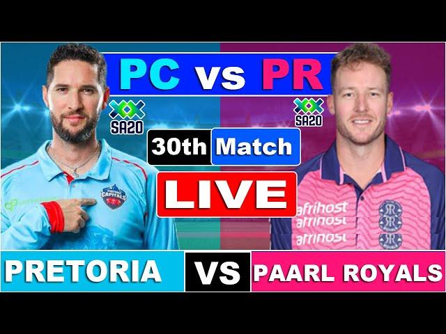 Live: South africa t20 league: Pretoria Capitals vs Paarl Royals match Live Commentary | Live score