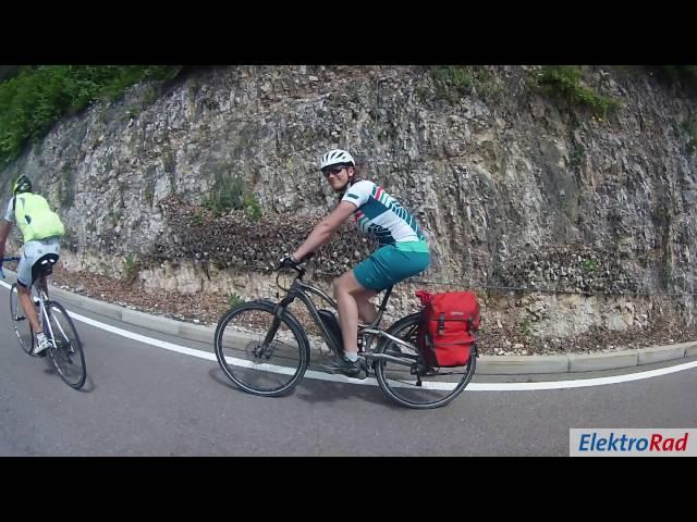 ElektroRad Bergtest 2016 am Mendelpass in Südtirol