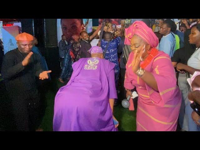 ENIOLA BADMUS, WOLI AGBA & KAMO STATE FUNNY DANCE AT LISABI MOVIE PREMIERE