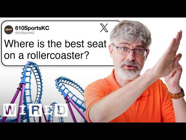 Roller Coaster Engineer Answers Roller Coaster Questions From Twitter | Tech Support | WIRED