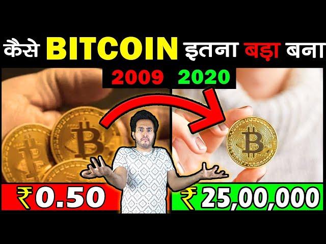 कैसे BITCOINS की कीमत 50 PAISE से ₹25,00,000 हो गयी? How Did Bitcoins Become So Valuable