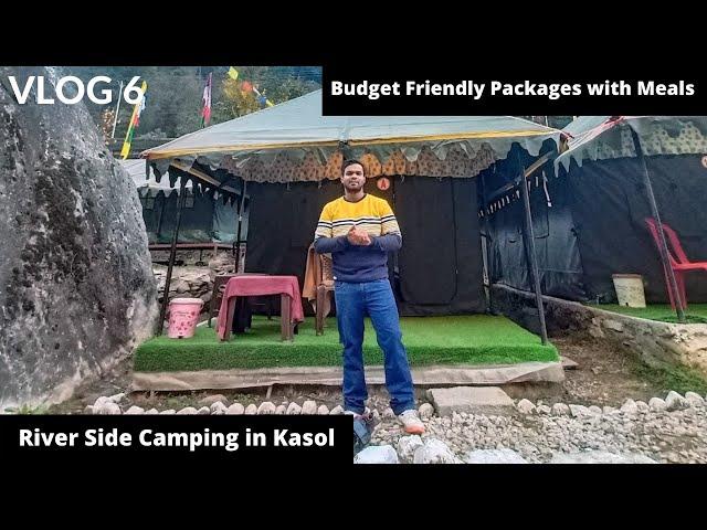 River Side Camping in Kasol in Minus Degree Temperature | Kasol Camps near Parvati River | Himachal