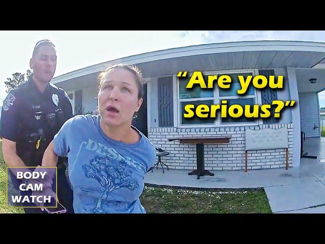 Woman Calls the Cops but Gets Herself Arrested