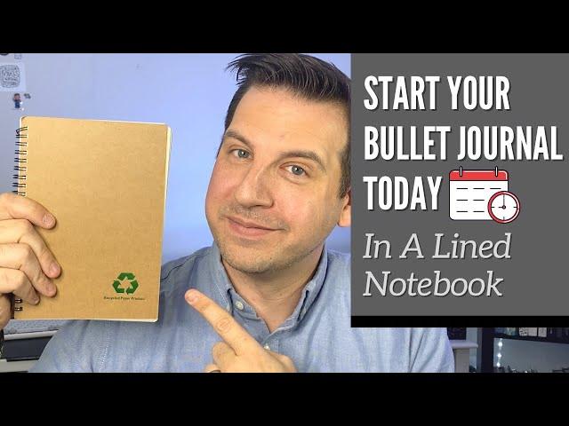 A Beginners Bullet Journal Set Up | How To Use The Bullet Journal Method In Any Notebook