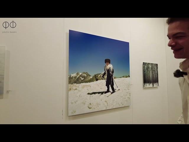 artist Benyamin Reich at photo basel 2022