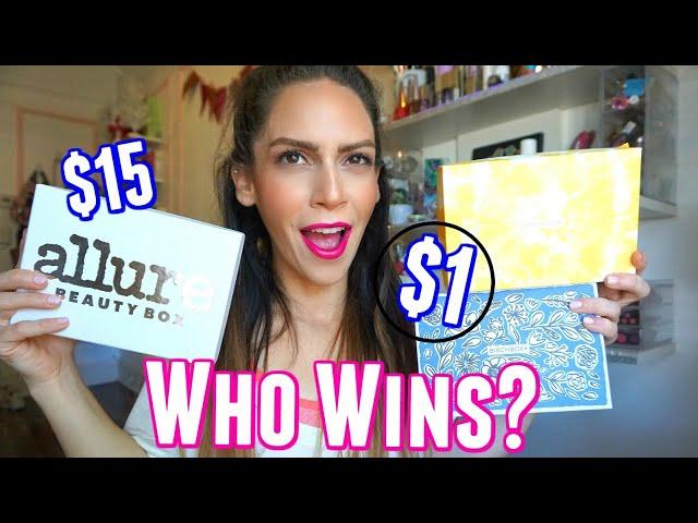 ONE DOLLAR SUBSCRIPTION BOX! ALLURE vs BIRCHBOX JUNE 2020