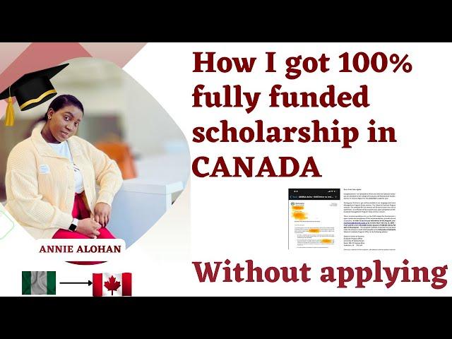 how to get full scholarship in canada for international students | study in canada for free