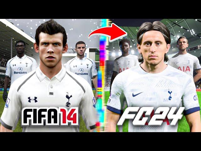 I Rebuild Tottenham From FIFA 14 to FC 24!