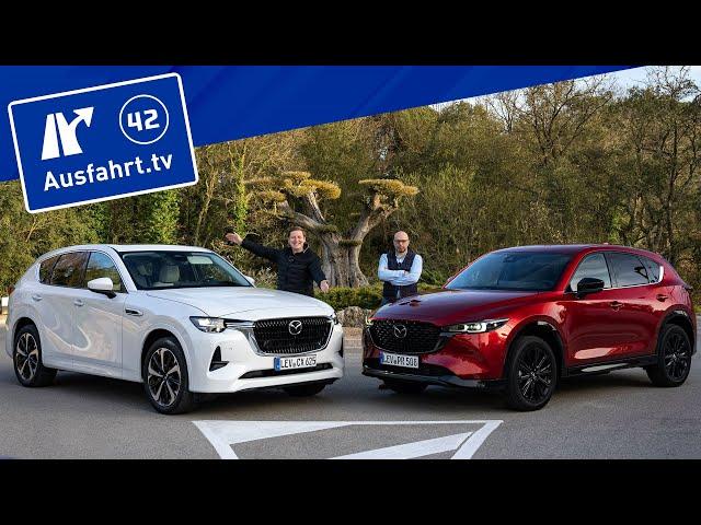 Duell der dicken DIESEL! 2023 Mazda CX-60 (3.3 Liter, 254 PS) gegen Mazda CX-5 (2.2 Liter, 184 PS)