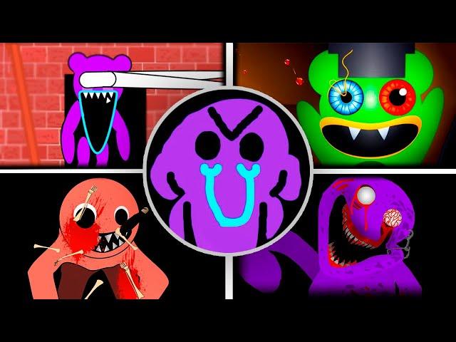 ALL BOSSES & JUMPSCARES  ►  SUSSY SCHOOL GROUNDS ️ Double REBORN️ | Chapter 1-315