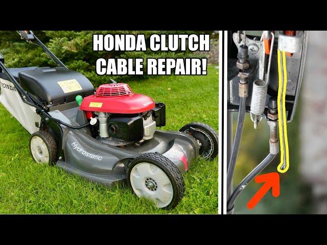 CLUTCH CABLE replacement! Honda HRX517 (HRX217) lawn mower.